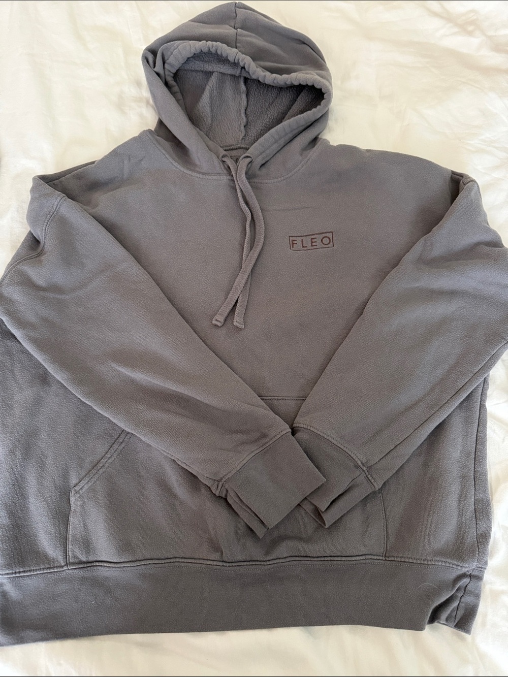 Fleo Slate Gray Pullover Hoodie